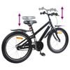 vidaXL V&eacute;lo pour Enfants 20 Pouces pour les enfants de 6 &agrave; 11 ans Noir