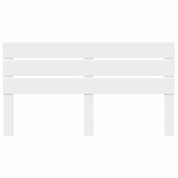 vidaXL T&ecirc;te de lit Blanc 180 cm Bois d'ing&eacute;nierie