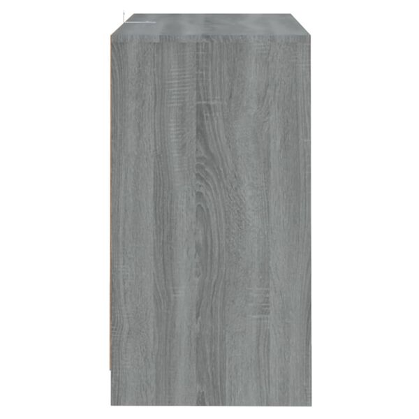 vidaXL Buffet Sonoma gris 70x41x75 cm Bois d'ingénierie