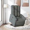 vidaXL Fauteuil inclinable &eacute;lectrique gris fonc&eacute; tissu