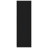 vidaXL Cabinet de salle de bain avec tiroir Noir 79,5 x 49 x 156 cm