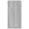 vidaXL &Eacute;tag&egrave;res cube murales 4 pcs sonoma gris 30x15x30 cm