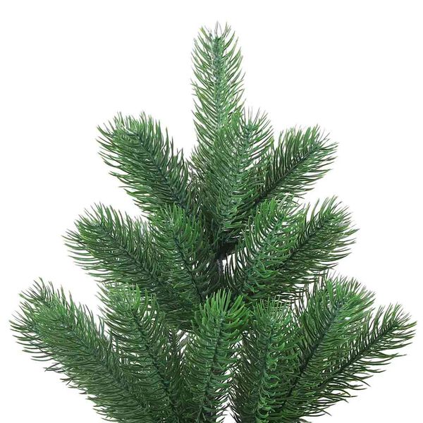 vidaXL Sapin de No&euml;l artificiel Nordmann avec LED et boules Vert 120cm