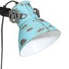 vidaXL Lampadaire 25 W bleu délavé 25x25x90/140 cm E27
