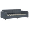 vidaXL Lit de repos gris fonc&eacute; 90x190 cm velours