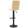 vidaXL Tabourets de bar lot de 2 crème velours