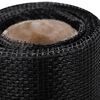 vidaXL Moustiquaire fibre de verre 100x1000 cm noir
