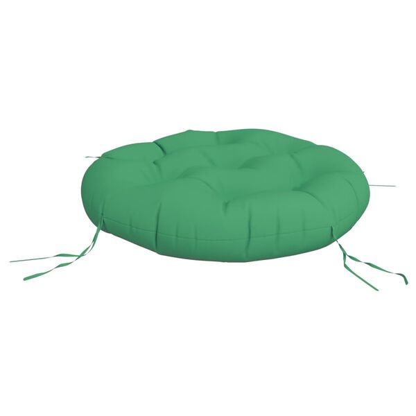 vidaXL Coussin rond vert &Oslash; 60 x11 cm tissu oxford