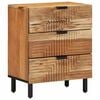 vidaXL Armoire de lit Marron 50 x 33 x 62 cm Bois d'Acacia Massif