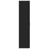 vidaXL Buffet haut noir 50x42,5x185 cm bois d'ing&eacute;nierie