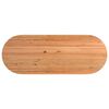 vidaXL Dessus de table 320x120x4 cm bois de ch&ecirc;ne massif ovale
