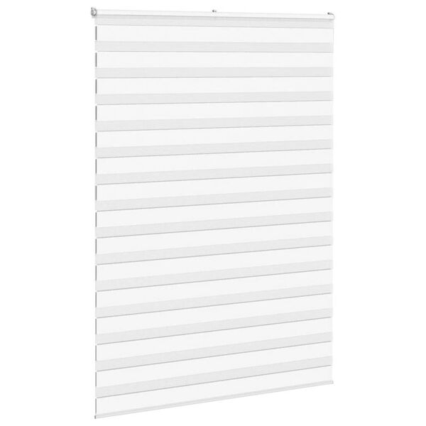 vidaXL Store z&egrave;bre blanc 165x230 cm largeur du tissu 160,9cm polyester