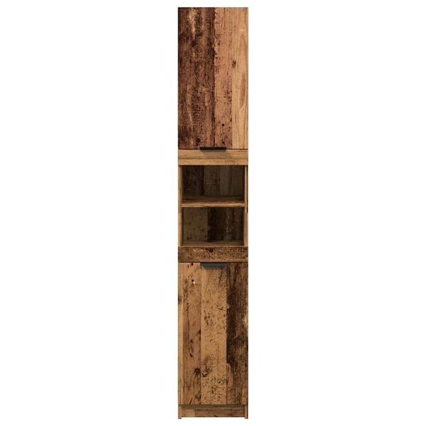 vidaXL Armoire de salle de bain vieux bois bois d'ing&eacute;nierie