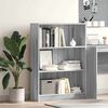 vidaXL Biblioth&egrave;que sonoma gris 80x24x109 cm bois d'ing&eacute;nierie