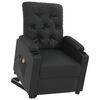 vidaXL Fauteuil de massage Noir Similicuir