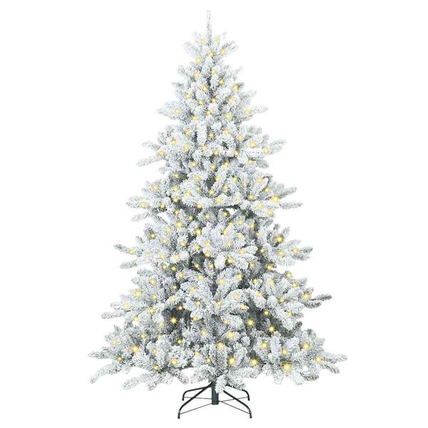 vidaXL Sapin de No&euml;l Artificiel &agrave; Branches Articul&eacute;es Blanc 180 cm