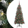 vidaXL Sapin de Noël artificiel avec 150 LED Vert 50 x 50 x 120 cm