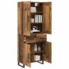 vidaXL Haut Armoire Bois ancien 69,5 x 34 x 180 cm Bois d'ing&eacute;nierie