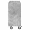 vidaXL Armoire de Golf avec roue Uni Gris b&eacute;ton 90 x 45 x 98 cm