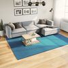 vidaXL Tapis OVIEDO &agrave; poils courts turquoise 200x280 cm