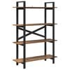 vidaXL &Eacute;tag&egrave;re 4 niveaux 100 x 33,5 x 140 cm Bois d'ing&eacute;nierie
