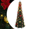 vidaXL Sapin de No&euml;l artificiel avec 200 LED Vert 215 cm PVC