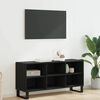 vidaXL Meuble TV Ch&ecirc;ne noir 103,5 x 30 x 50 cm Bois d'ing&eacute;nierie