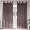 vidaXL Rideaux en velours 2 pcs Marron 225 x 140 cm Velours
