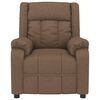 vidaXL Fauteuil inclinable Marron Tissu