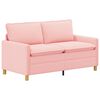 vidaXL Canap&eacute; Rose 156 x 81 x 87,5 cm Tissu