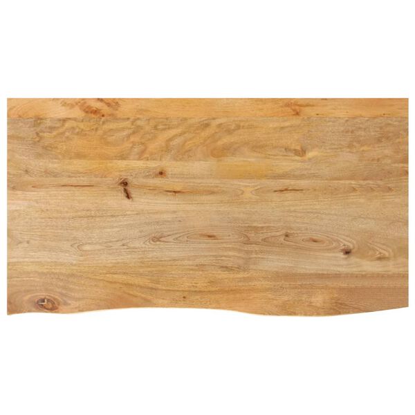 vidaXL Dessus de table &agrave; bord vivant 110x60x3,8cm bois massif manguier