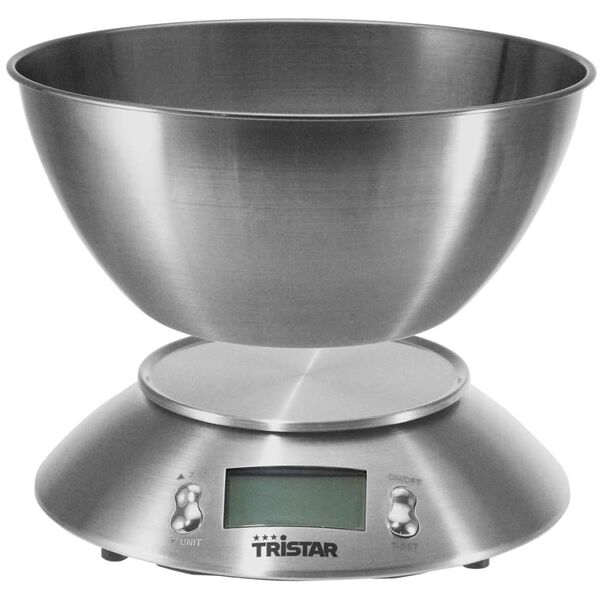 Tristar Balance de cuisine 5 kg avec bol de pesée