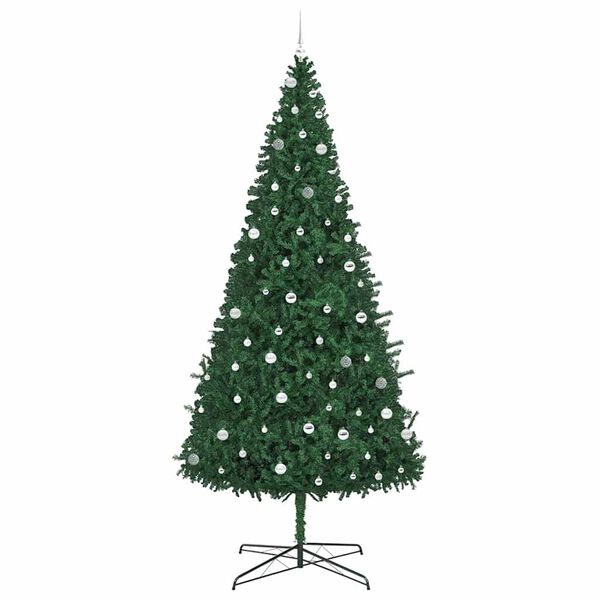 vidaXL Sapin de Noël Vert 400 cm PVC