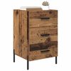 vidaXL Cabinet de chevet Bois ancien 40 x 40 x 66 cm Bois d'ingénierie