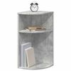 vidaXL Table d'appoint Gris b&eacute;ton 29,6 x 29,6 x 60 cm