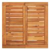 vidaXL Ensemble de bar de jardin 3 pcs noir bois massif acacia rotin