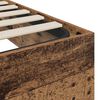 vidaXL Cadre de lit ottoman Bois ancien 203 x 180 x 25 cm