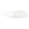 vidaXL Serre avec cadre en acier blanc 90 m&sup2; 18x5x2,3 m