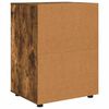 vidaXL Armoire de rangement Ch&ecirc;ne fum&eacute; 60 x 48 x 81 cm