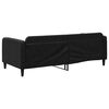 vidaXL Lit de repos sans matelas noir 90x190 cm tissu