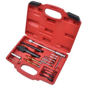 vidaXL Kit d'outils d'extraction bougie de pr&eacute;chauffage 16 pcs