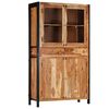 vidaXL Buffet 100 x 40 x 175 cm Bois d'acacia massif