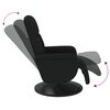 vidaXL Fauteuil inclinable avec repose-pied noir velours