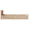 vidaXL Cadre de lit sans matelas 90x200 cm bois de pin massif