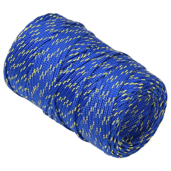 vidaXL Corde de bateau Bleu 2 mm 50 m Polypropyl&egrave;ne