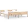 vidaXL Cadre de lit sans matelas bois massif de pin 200x200 cm