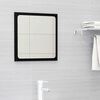 vidaXL Ensemble de meubles de salle de bain Noir Agglom&eacute;r&eacute;