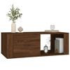 vidaXL Table basse Ch&ecirc;ne marron 100x50,5x35 cm Bois d'ing&eacute;nierie
