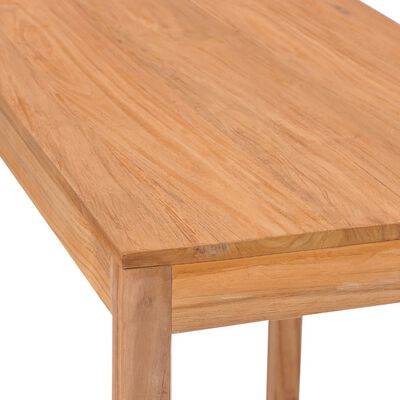 vidaXL Table de bar de jardin 110x60x105 cm Bois de teck solide