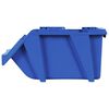 vidaXL Bac de rangement empilable 250 pcs 103x165x76 mm Bleu